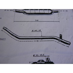 Tube intermédiaire R1103...