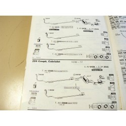 Tube avant echappement 204...