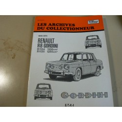 revue technique R8 Gordini...