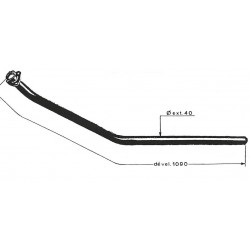 Tube avant P60 emboiture